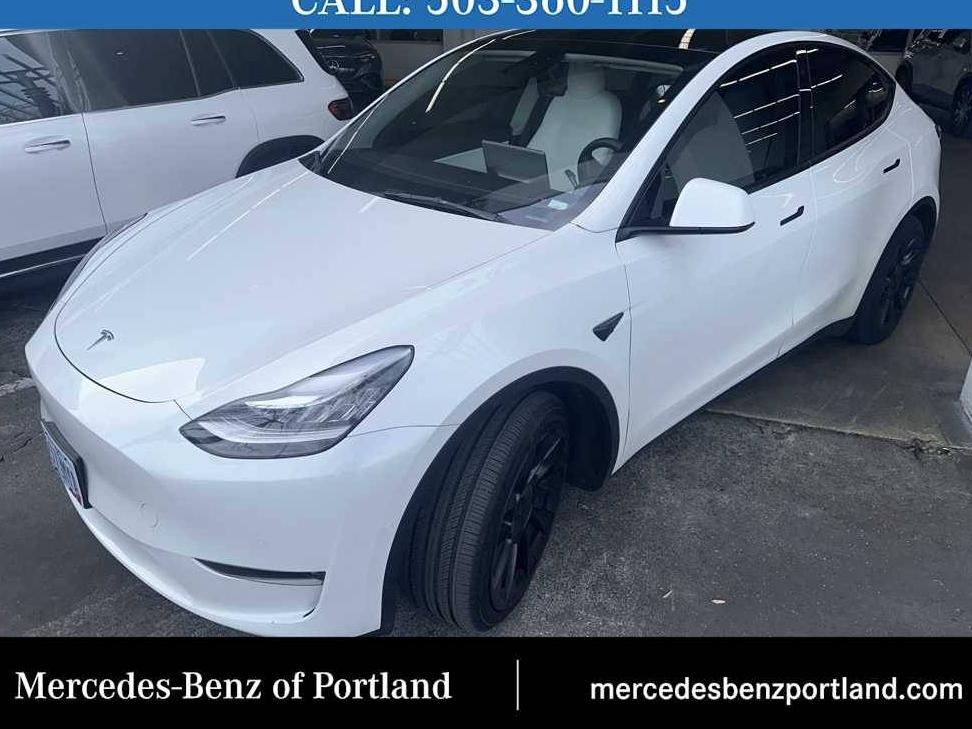 TESLA MODEL Y 2021 5YJYGDEE1MF212343 image